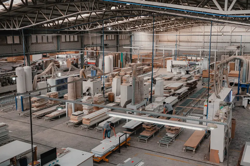 Detalhes de acabamento dos móveis